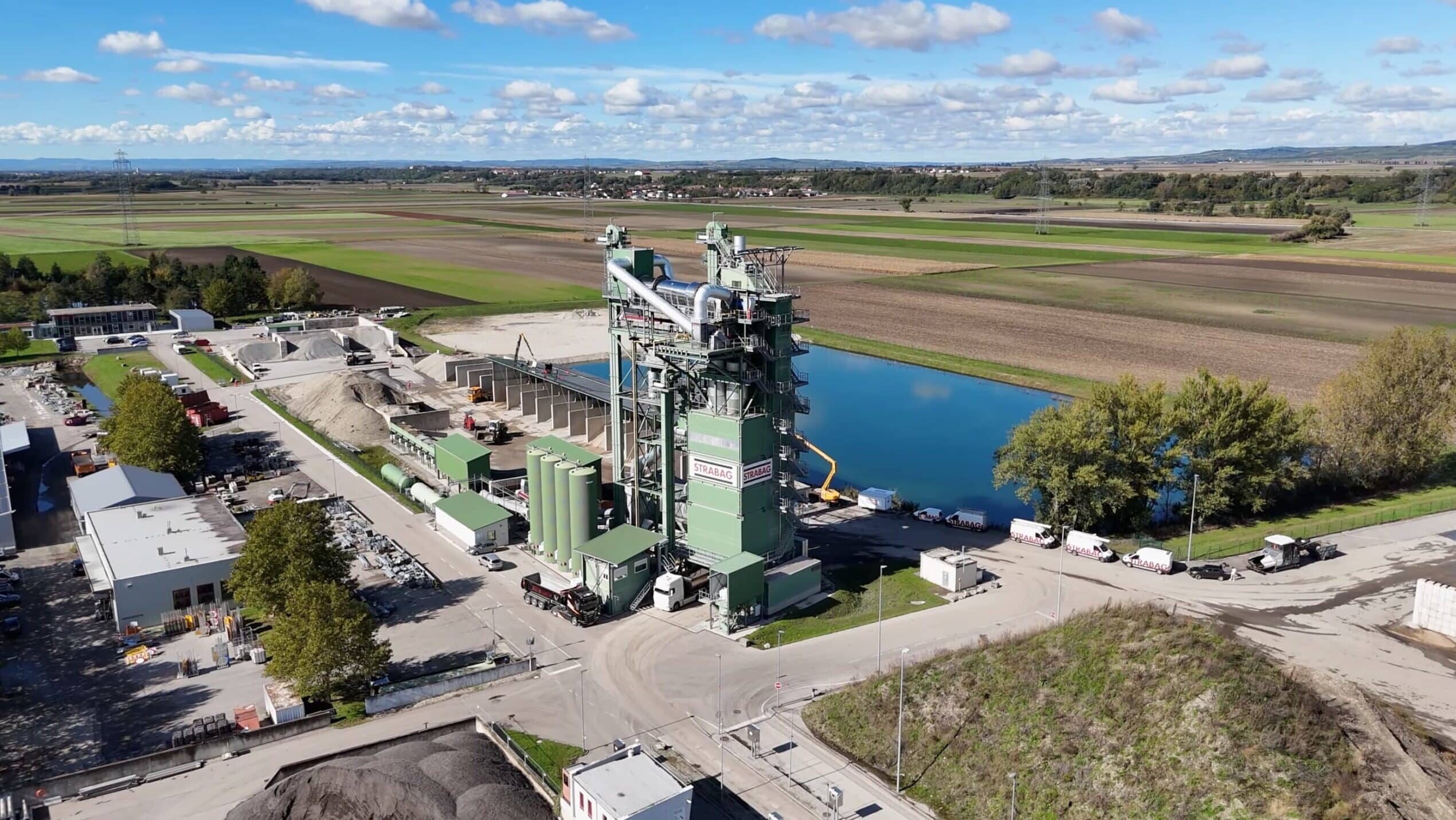 Recyclinganlage in Niederösterreich, Drohne
